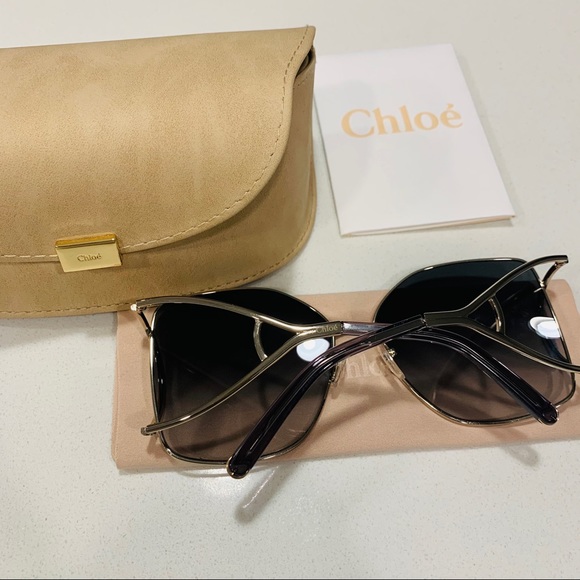 New Chloe | Modified Square Sunglasses 63mm - Picture 15 of 16